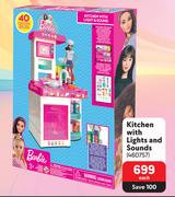 Barbie Kitchen With Lights & Sounds