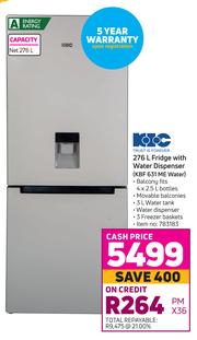 kic kbf 631 me water