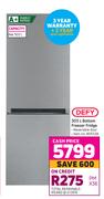 Defy 303 L Bottom Freezer Fridge