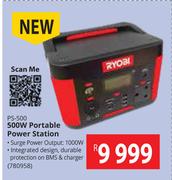 Ryobi 500W Portable Power Station PS-500