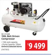 Ryobi 150L Belt Driven Compressor RC-3150B