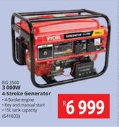 Ryobi 3000W 4 Stroke Generator RG-3500