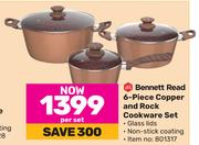 Bennett Read 6 Piece Copper & Rock Cookware Set-Per Set