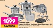 Bennett Read Finesse 16 Piece Stainless Steel Cookware Set-Per Set
