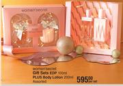 Women'Secret Gift Sets EDP 100ml Plus Body Lotion 200ml Assorted-Per Set