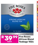Five Roses African Blend Teabags-102s Each