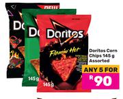 Doritos Corn Chips Assorted-For Any 5 x 145g