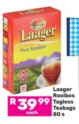 Laager Rooibos Tagless Teabags-80s
