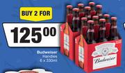 Budweiser Handies-For 2 x 6 x 330ml