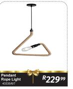 Pendant Rope Light 43335/6/7