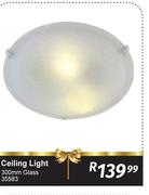 Ceiling Light 300mm Glass 35583