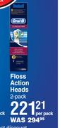 Oral-B Floss Action Heads 2 Pack-Per Pack