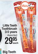 Aquafresh Little Teeth Toothbrush 3-5 Years Assorted-Each