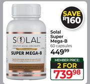 Solal Super Mega-B 60 Capsules-For 2