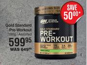 ON Gold Standard Pre Workout Assorted-330g