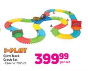 i-Play Glow Track Crash Set-Per Set