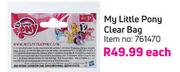 My Little Pony Clear Bag-Each
