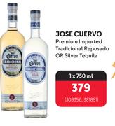 Jose Currvo Premium Imported Tradicional Reposado Or Silver Tequila-750ml