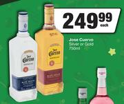 Jose Cuervo Silver Or Gold-750ml Each
