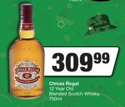 Chivas Regal 12 Year Old Blended Scotch Whisky-750ml
