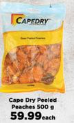 Cape Dry Peeled Peaches-500g Each