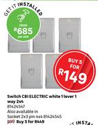CBI Electric Socket 2 x 3 Pin 4 x 4 81424545-For 5