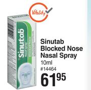 Sinutab Blocked Nose Nasal Spray-10ml
