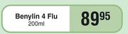 Benylin 4 Flu-200ml