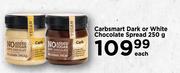 Carbsmart Dark Or White Chocolate Spread-250g Each