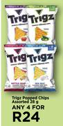 Trigz Popped Chips Assorted-For Any 4 x 28g