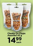 Cheaky Co Chyps Assorted-45g Each