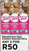Bakealot.Yum Seed Crackers Assorted-For Any 2 x 105g
