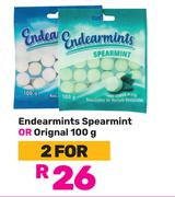 Endearmints Spearmint Or Original-For 2 x 100g