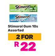 Stimorol Gum Assorted-For 2 x 10s Pack