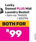 Lucky Domed Plus Midi Laundry Basket-For Both