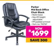 Parker Mid Back Office Chair Black