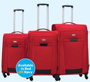 Travelwize Arctic 55cm Red 4-Wheel Trolley Case