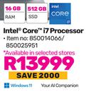 Lenovo 15.6"(39cm) Intel Core i7 Processor