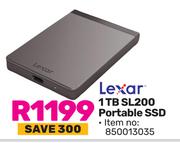 Lexar 1TB SL200 Portable SSD