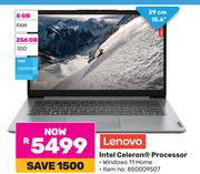 Lenovo 15.6" (39cm) Intel Celeron Processor