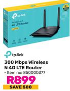 Tp-Link 300 Mbps Wireless N 4G LTE Router