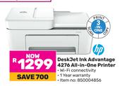 HP Desk Jet Ink Advantage 4276 All-In-One Printer