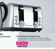 Russell Hobbs 4 Slice Stainless Steel Toaster