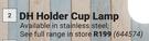 DH Holder Cup Lamp