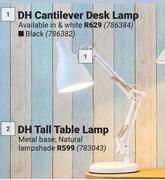DH Cantilever Desk Lamp White