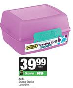 Addis Snacka Stacka Lunch Box-Each