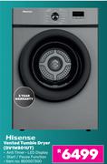 Hisense Vented Tumble Dryer DV1W801UT