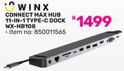 Winx Connect Max Hub 11 In 1 Type-C Dock WX-HB108