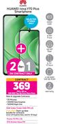 2 x Huawei Nova Y70 Plus Smartphone-On 1GB Red Top Up Core More Data + On Promo 70
