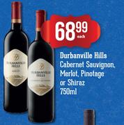 Durbanville Hills Cabernet Sauvignon, Merlot, Pinotage Or Shiraz-750ml Each